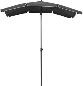 vidaXL Parasol ogrodowy na słupku, 200x130 cm, antracytowy 3