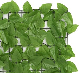 vidaXL Parawan balkonowy, zielone liście, 500x75 cm 4