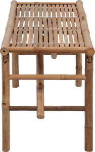 vidaXL Składana ławka ogrodowa z poduszką 118 cm bambusowa 4