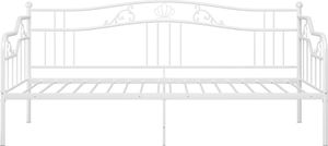 vidaXL Rama sofy, biała, metalowa, 90x200 cm 6