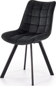 Halmar Krzesło K332 VELVET czarne 1