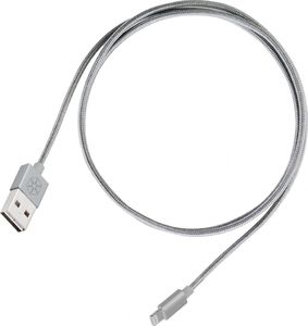 Kabel USB SilverStone USB-A - Lightning 1 m Grafitowy (52014) 1