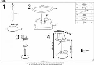 Halmar Hoker H-95 ciemno zielony (V-CH-H/95-C.ZIELONY) - V-CH-H/95-C.ZIELONY 11