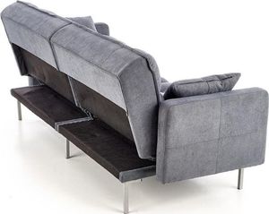 Halmar Sofa ROBERTO ciemno szara rozkładana 8