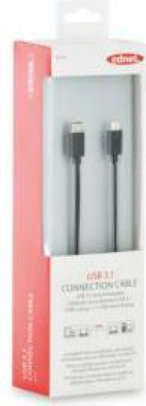 Kabel USB Ednet USB-C / microUSB (M/M) 1.8m Czarny (84316) 2