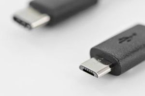Kabel USB Ednet USB-C / microUSB (M/M) 1.8m Czarny (84316) 3