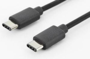 Kabel USB Ednet USB-C / USB-C, 1.8m Czarny (84318) 1