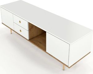 Skandica Szafka RTV HARMONI biała 3