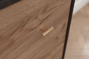 Skandica Komoda MAUD czarna/dąb 11