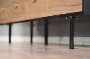 Skandica Komoda MAUD czarna/dąb 15