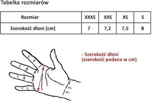 Verso Rękawiczki rower dziecięce Verso SB-01-8805 A różowe XXXS 2