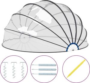 vidaXL Kopuła basenowa 500x250 cm 2