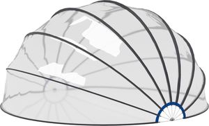 vidaXL Kopuła basenowa 500x250 cm 3