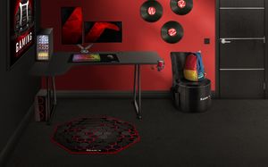 Biurko Huzaro Hero 7.7 Czarne 160 cmx60 cm 16