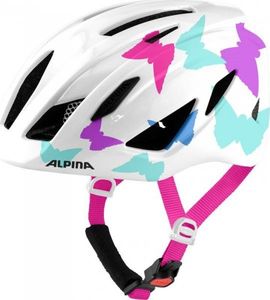 Alpina Kask rowerowy ALPINA PICO biel perłowa motyle połysk 50-55 new 2021 1