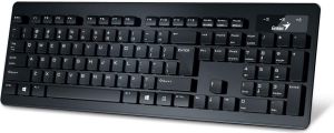 Klawiatura Genius SlimStar 130 Przewodowa Czarna US (31300714101) 2