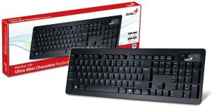 Klawiatura Genius SlimStar 130 Przewodowa Czarna US (31300714101) 5
