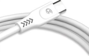 Kabel USB Somostel USB-A - USB-C 1.2 m Biały (SMSBT09) 3