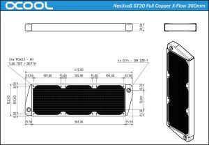 Alphacool NexXxos ST30 Full Copper 360mm (1011658) 7
