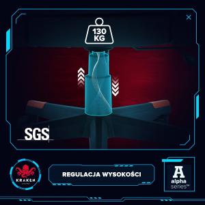 Fotel Kraken Niebieski 11