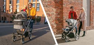 Wózek Espiro Wózek 2w1 Espiro NEXT 2.1 07 MELANGE GRAY CENTER GEL 8