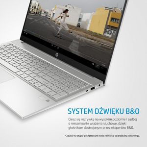 Laptop HP HP Pavilion 15-eg0018nw i5-1135G7 15,6" 8GB DDR4 SSD256 Intel Iris Xe NoOS Silver 8