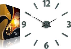 ModernClock DUŻY ZEGAR ŚCIENNY KLAUS SZARY DIY 3D OBRAZ 75cm 1