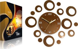 ModernClock Zegar ścienny RING PIĘKNY KOLORY PREMIUM COPPER 1