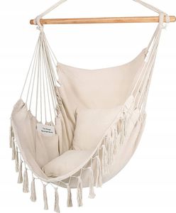 AD Accessories Krzesło brazylijskie fotel wiszący hamak krzesło 14