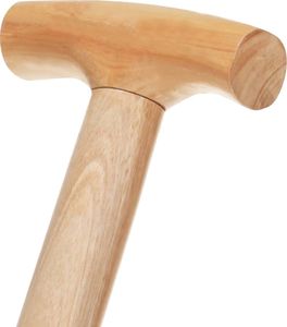 vidaXL Widły ogrodnicze, uchwyt w kształcie litery T, stal i drewno 6