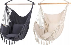 AD Accessories Fotel Wiszący Krzesło Brazylijskie Hamak Krzesło 4