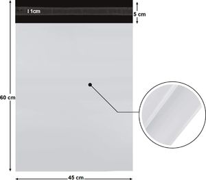 AD Accessories FOLIOPAKI KURIERSKIE KOPERTY FOLIOWE 450x600 50szt 13