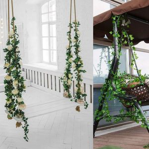 AD Accessories 12x Sztuczny Bluszcz na Ścianę Balkon Roślina 25M 11