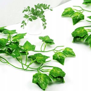 AD Accessories 12x Sztuczny Bluszcz na Ścianę Balkon Roślina 25M 15