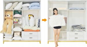 AD Accessories WOREK WORKI PRÓŻNIOWE NA UBRANIA POŚCIEL 40x60 15