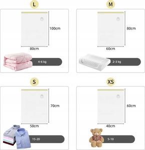 AD Accessories WOREK WORKI PRÓŻNIOWE NA UBRANIA POŚCIEL 40x60 10