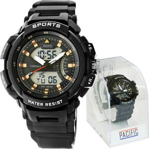 Zegarek sportowy Pacific 220AD-2 Czarny  (222AD-2) 2