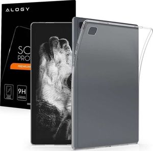 Etui na tablet 4kom.pl do Galaxy Tab A7 10.4 T500/T505 silikonowe przezroczyste + Szkło 1