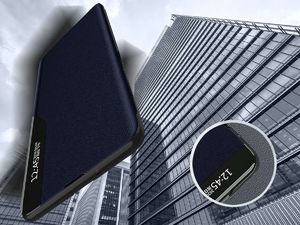 Alogy Etui portfel Smart View Cover Galaxy A72 Granatowe 2