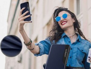 Alogy Etui portfel Smart View Cover Galaxy A72 Granatowe 6