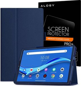 Etui na tablet Alogy Etui Stand Cover Alogy do Lenovo M10 Gen.2 TB-X306 Granatowe + Szkło 1
