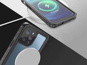 Redpepper Etui Pancerne 360 Redpepper wodoodporne Waterproof Armor IP68 do iPhone 12 Pro Max 5