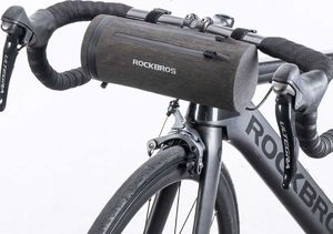 RockBros Etui wodoodporne torba sakwa na rower na kierownicę RockBros AS-051 Szare 1