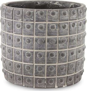 Art-Pol Osłonka ceramiczna brązowa kwadratowa H:12.5 cm 1