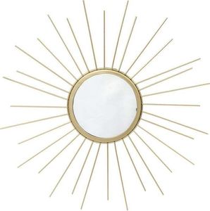 Art-Pol Duże Złote Lustro Dekoracyjne Słońce, Metal h:40cm 1