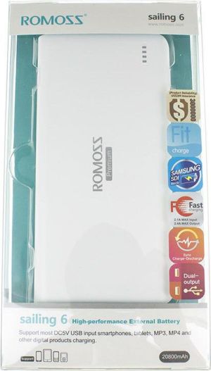 Powerbank Romoss Sailing 6, 20800mAh (PB17) 6