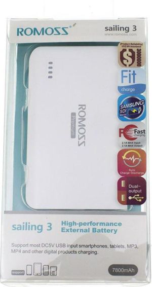 Powerbank Romoss Sailing 3, 7800 mAh (PB10) 3