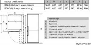Lodówka Bosch KGN39LBE5 10