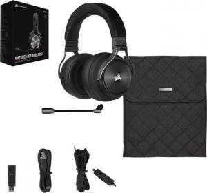 Słuchawki Corsair Virtuoso RGB Wireless XT Czarne (CA-9011188-EU) 9