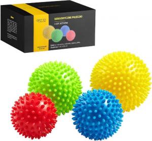 4fizjo Piłki do masażu Spike balls  4 szt. 2